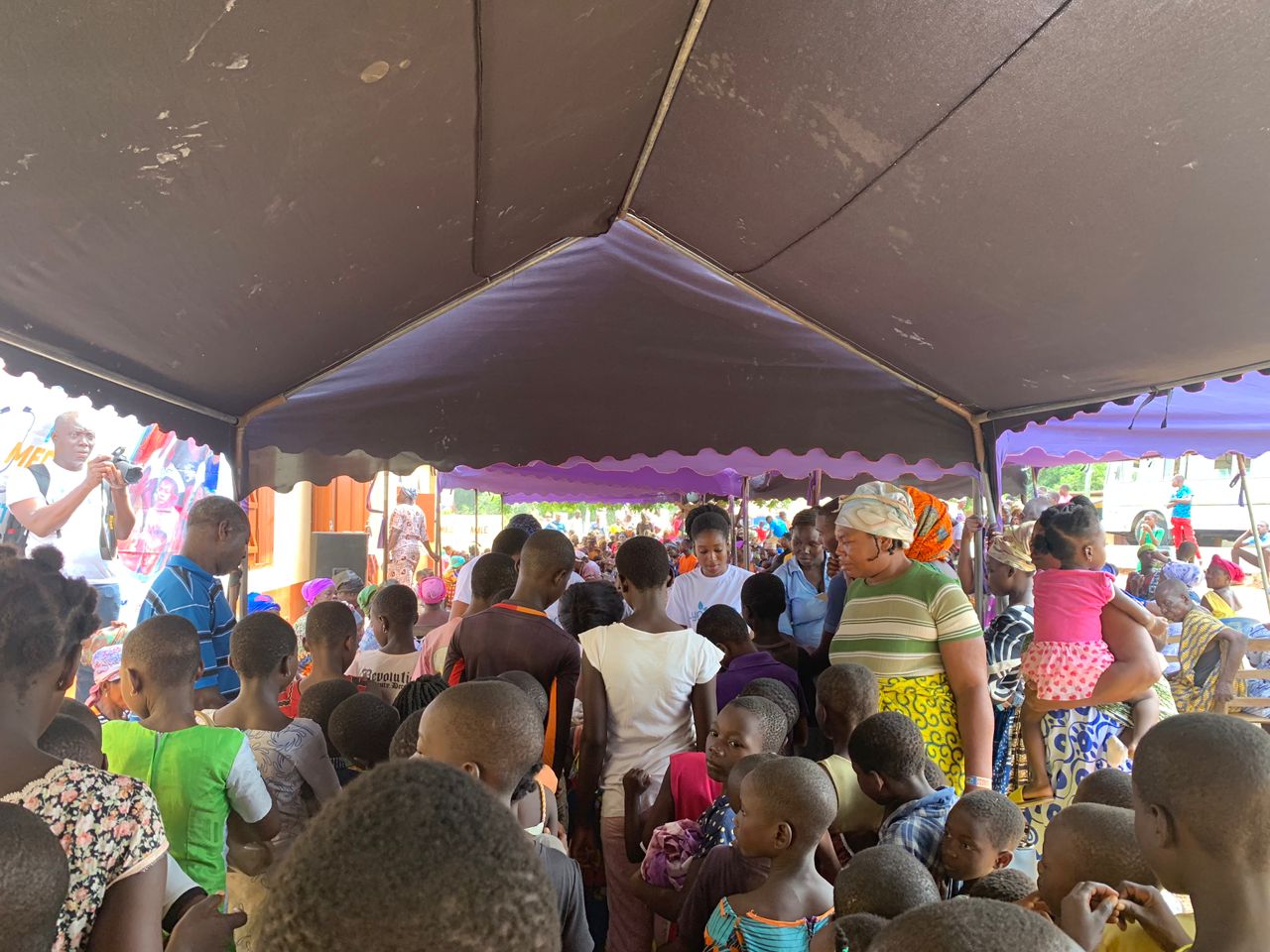 LynnCare Foundation community gathering in Ghana