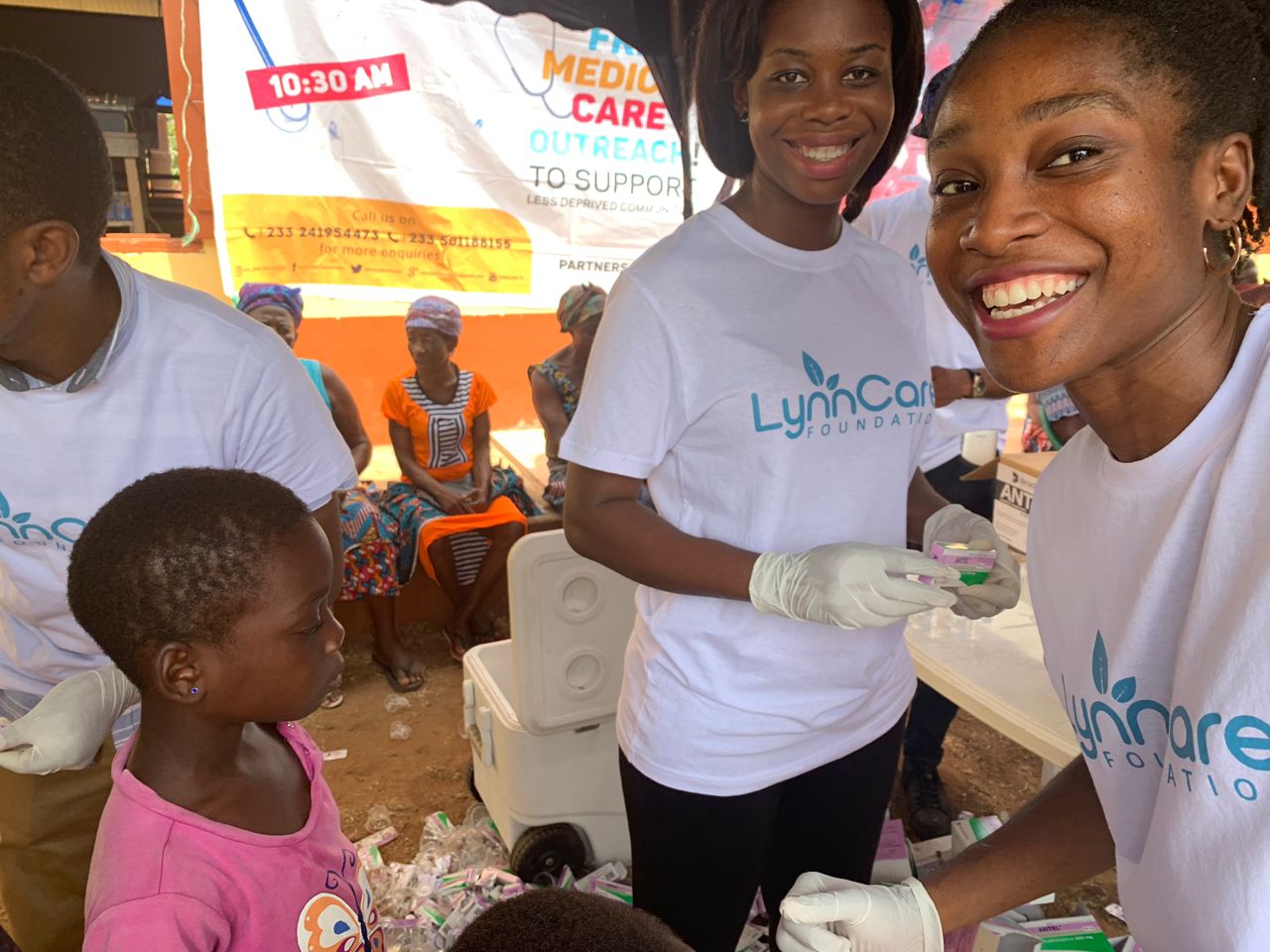 LynnCare Foundation volunteers at medical outreach